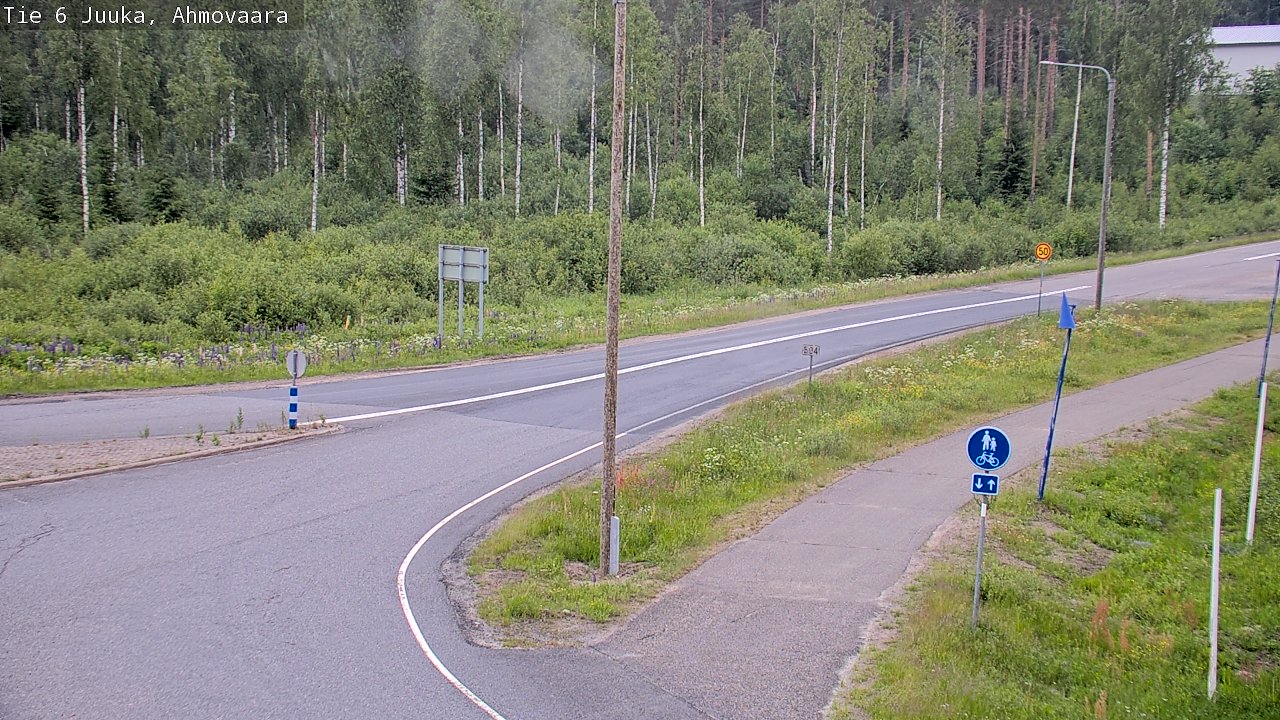 Kelikamerat Kuva Tie 6 Juuka, Ahmovaara, Juuka, Pohjois-Karjala