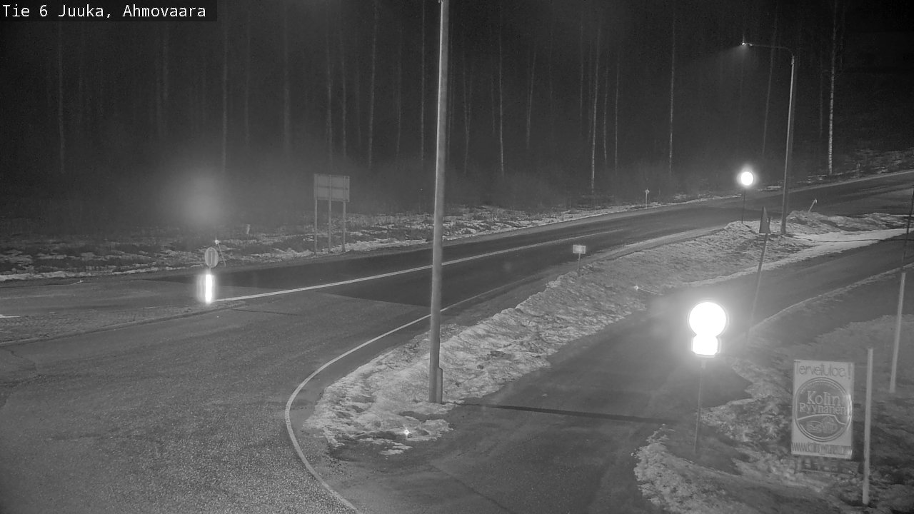 Weather Camera Image Road 6 Juuka, Ahmovaara, Juuka, Pohjois-Karjala