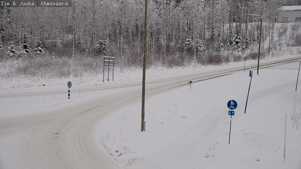 Weather Camera Image Road 6 Juuka, Ahmovaara, Juuka, Pohjois-Karjala