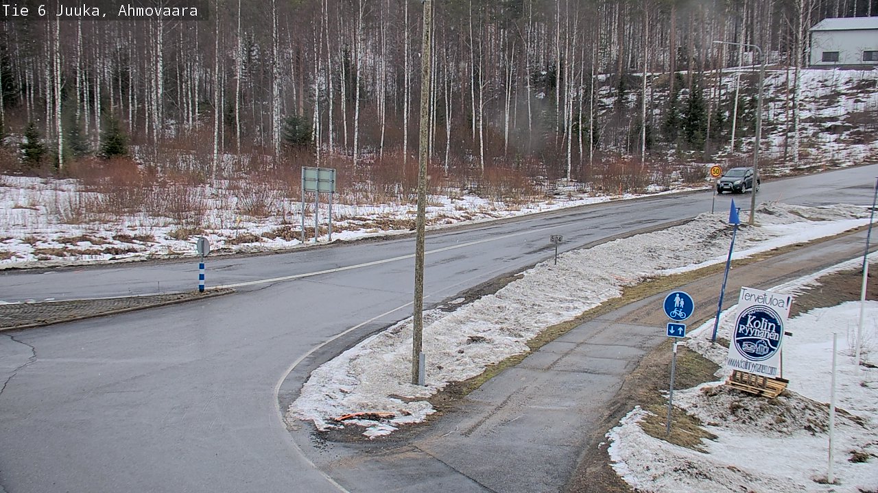 Weather Camera Image Road 6 Juuka, Ahmovaara, Juuka, Pohjois-Karjala
