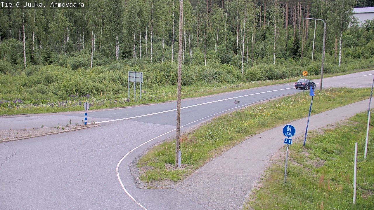 Kelikamerat Kuva Tie 6 Juuka, Ahmovaara, Juuka, Pohjois-Karjala
