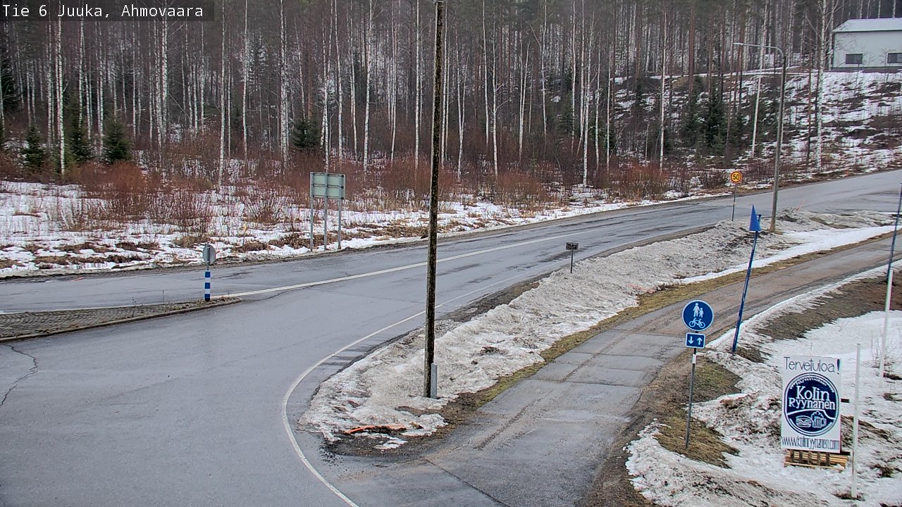 Weather Camera Image Road 6 Juuka, Ahmovaara, Juuka, Pohjois-Karjala