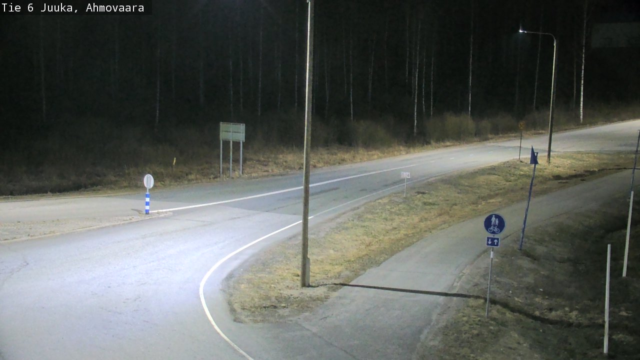 Weather Camera Image Väg 6 Juga, Ahmovaara, Juuka, Pohjois-Karjala