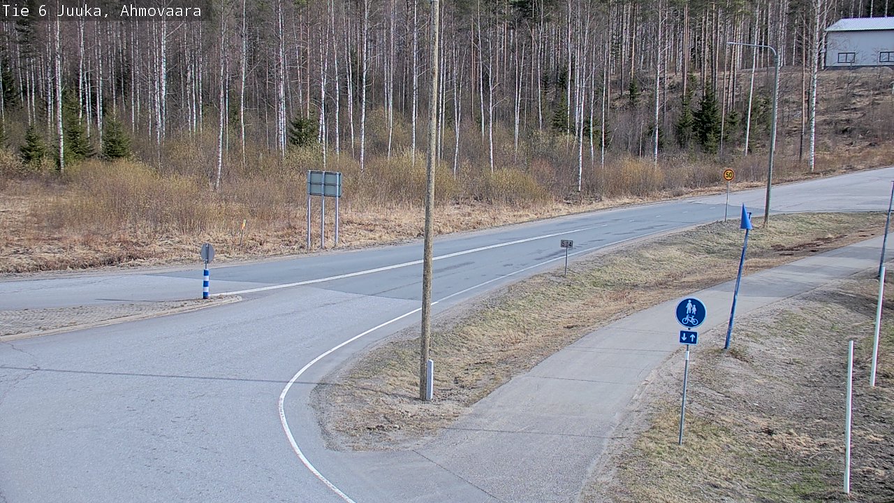 Weather Camera Image Road 6 Juuka, Ahmovaara, Juuka, Pohjois-Karjala