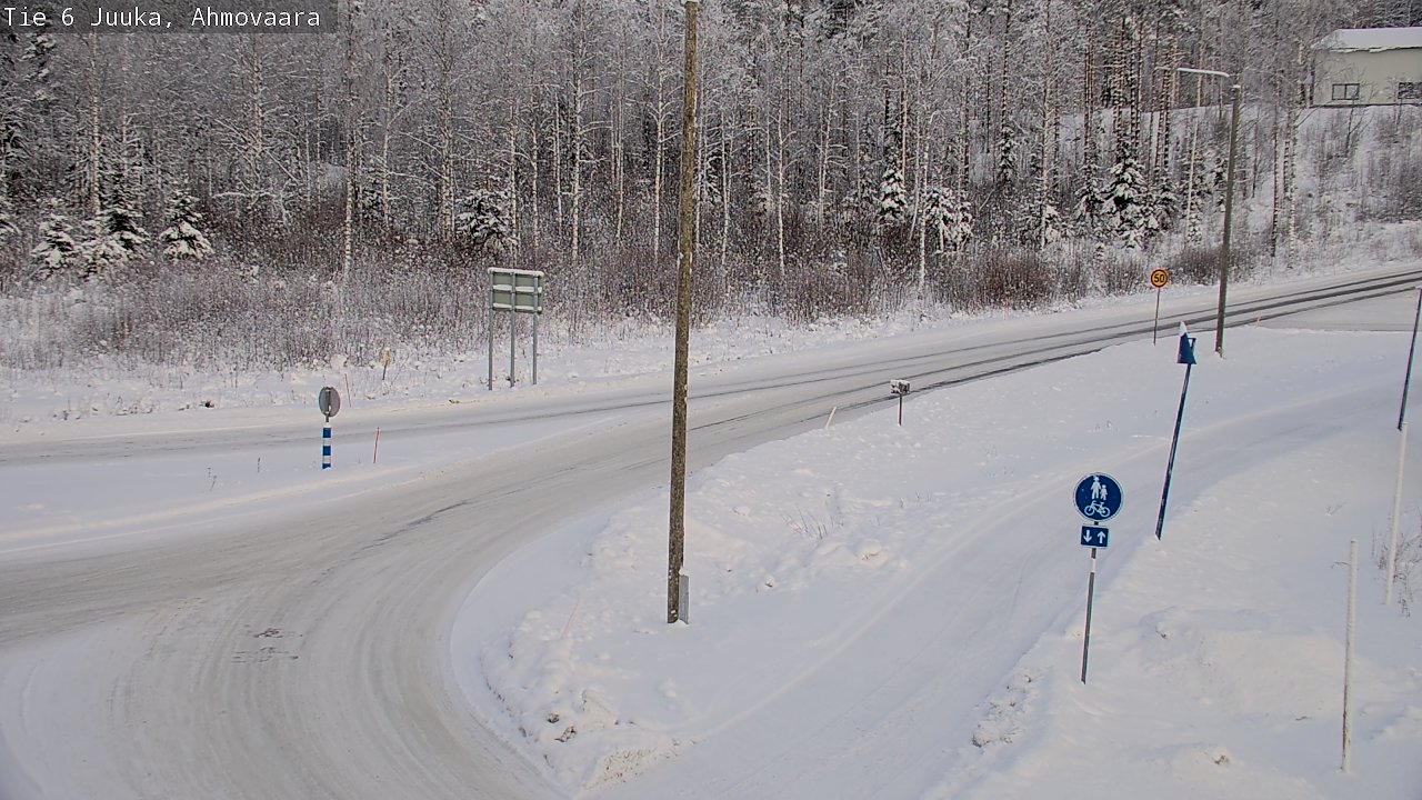 Weather Camera Image Road 6 Juuka, Ahmovaara, Juuka, Pohjois-Karjala