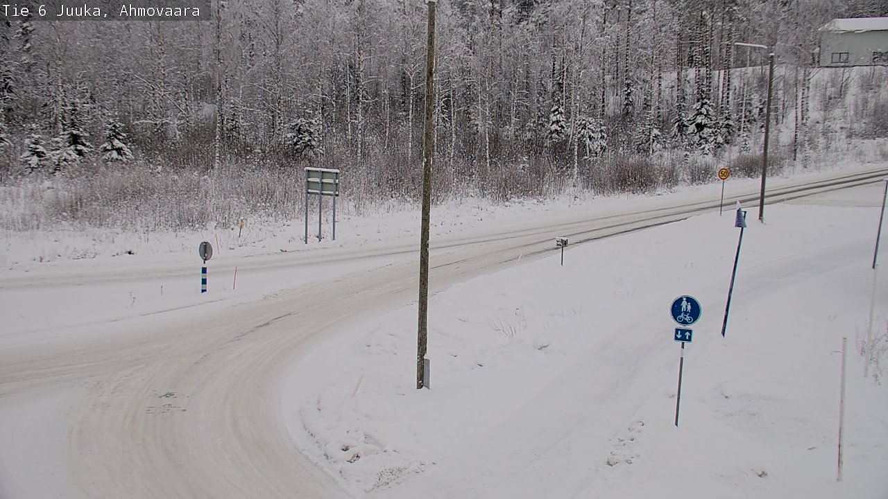 Kelikamerat Kuva Tie 6 Juuka, Ahmovaara, Juuka, Pohjois-Karjala
