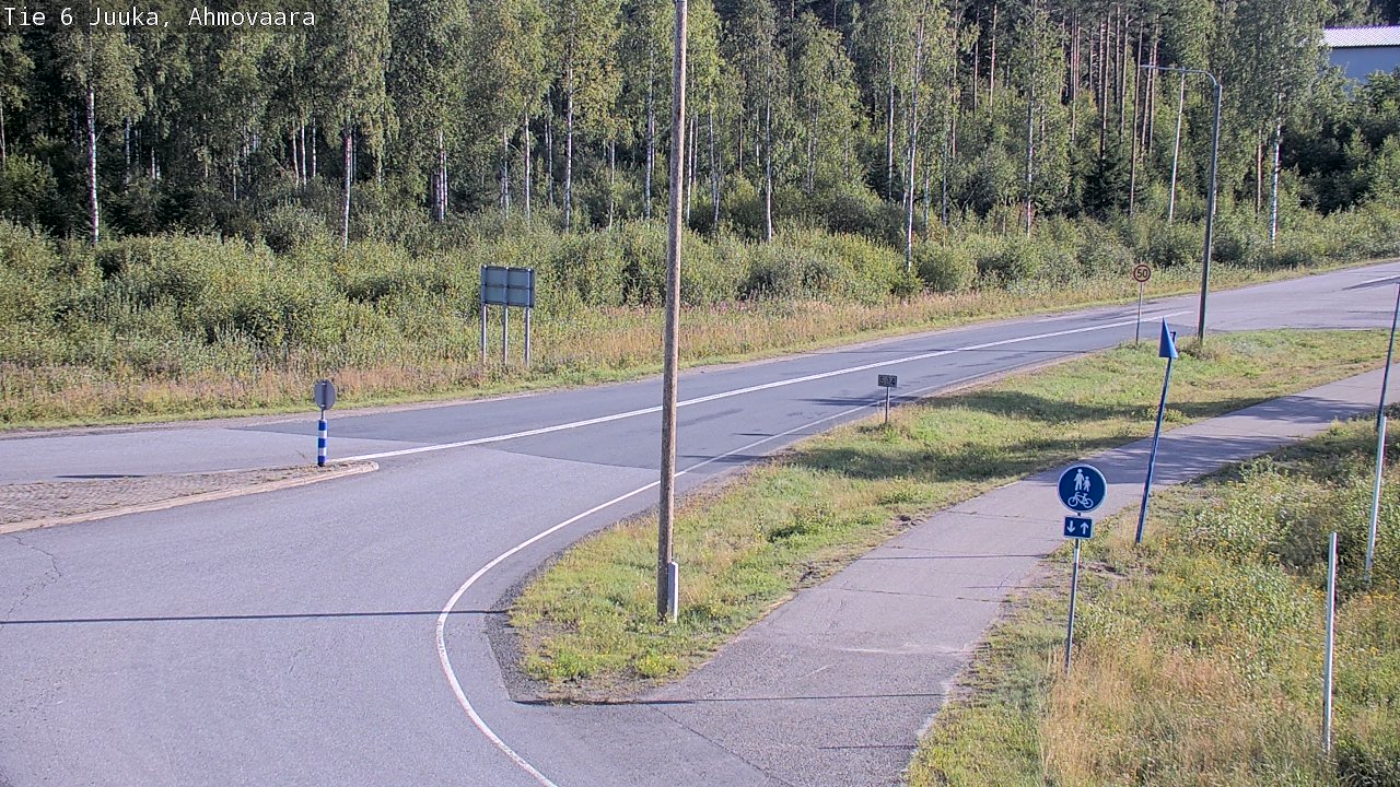 Weather Camera Image Road 6 Juuka, Ahmovaara, Juuka, Pohjois-Karjala