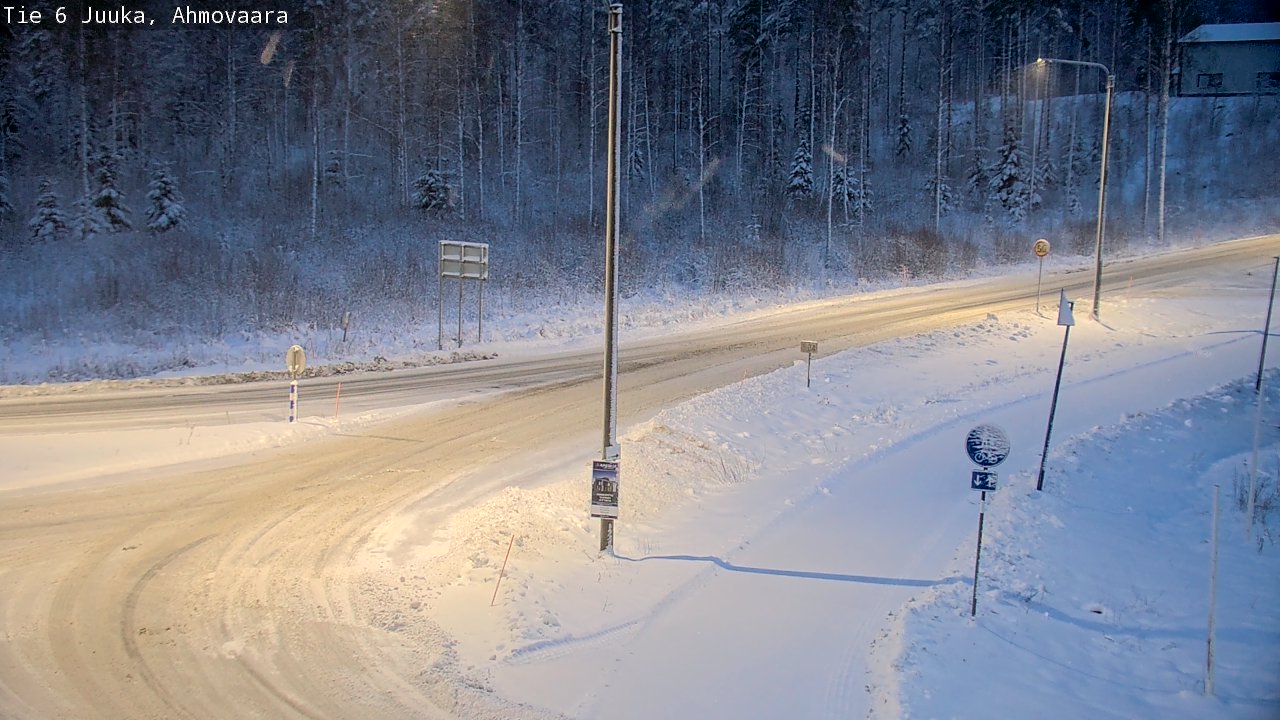 Kelikamerat Kuva Tie 6 Juuka, Ahmovaara, Juuka, Pohjois-Karjala
