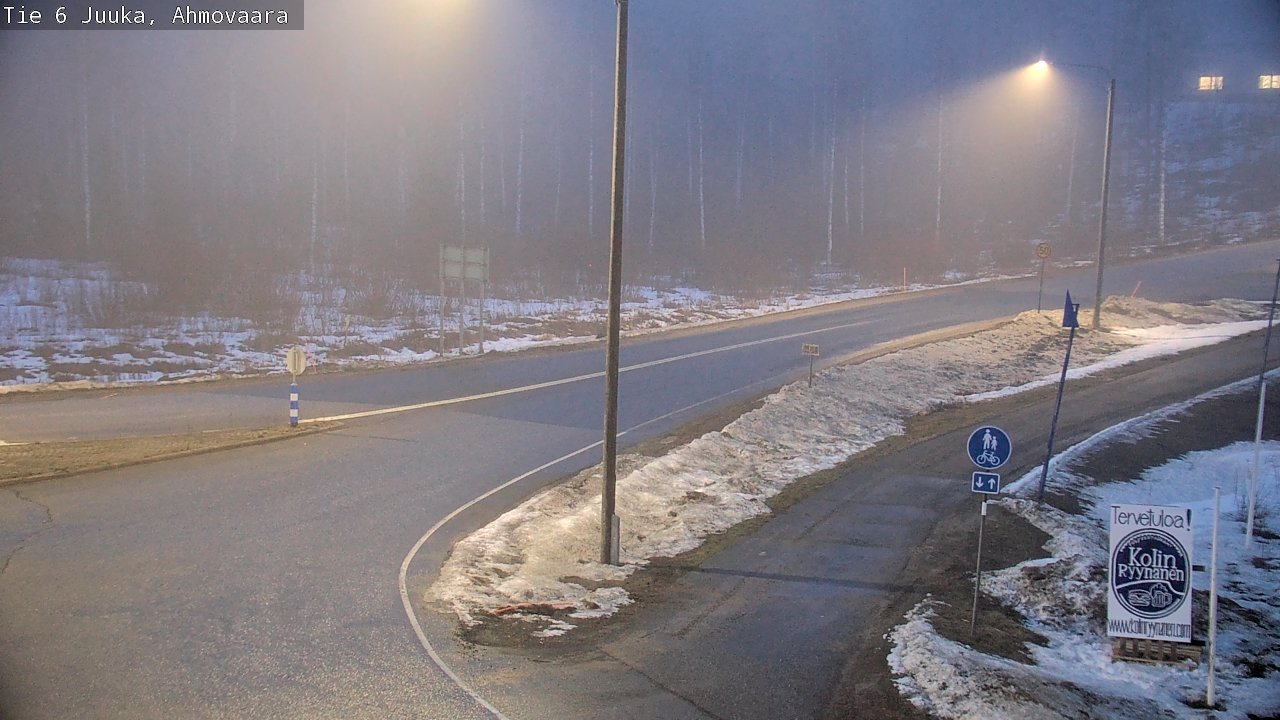 Weather Camera Image Road 6 Juuka, Ahmovaara, Juuka, Pohjois-Karjala