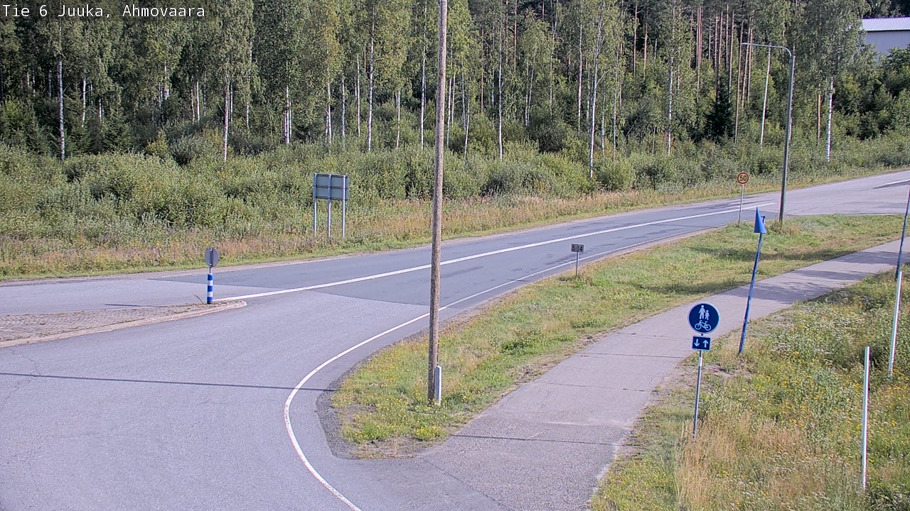 Weather Camera Image Road 6 Juuka, Ahmovaara, Juuka, Pohjois-Karjala