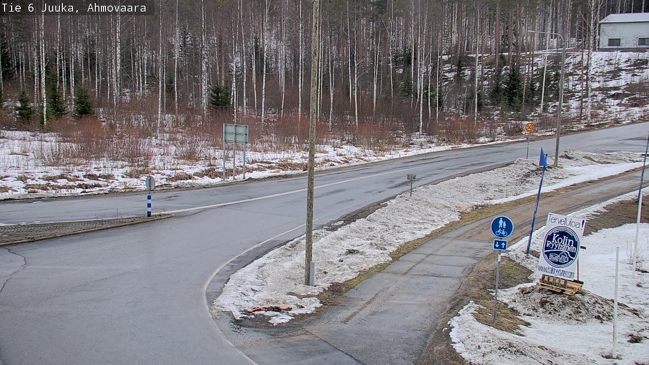 Weather Camera Image Road 6 Juuka, Ahmovaara, Juuka, Pohjois-Karjala