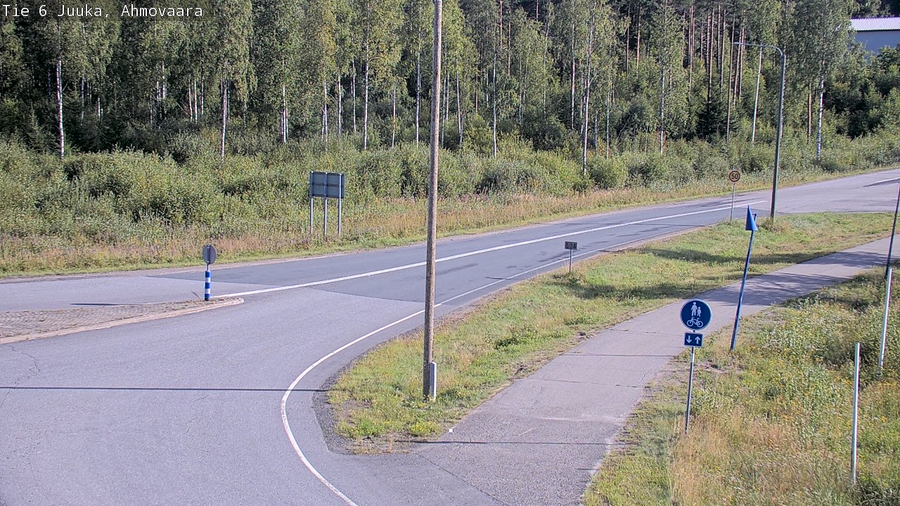 Weather Camera Image Road 6 Juuka, Ahmovaara, Juuka, Pohjois-Karjala