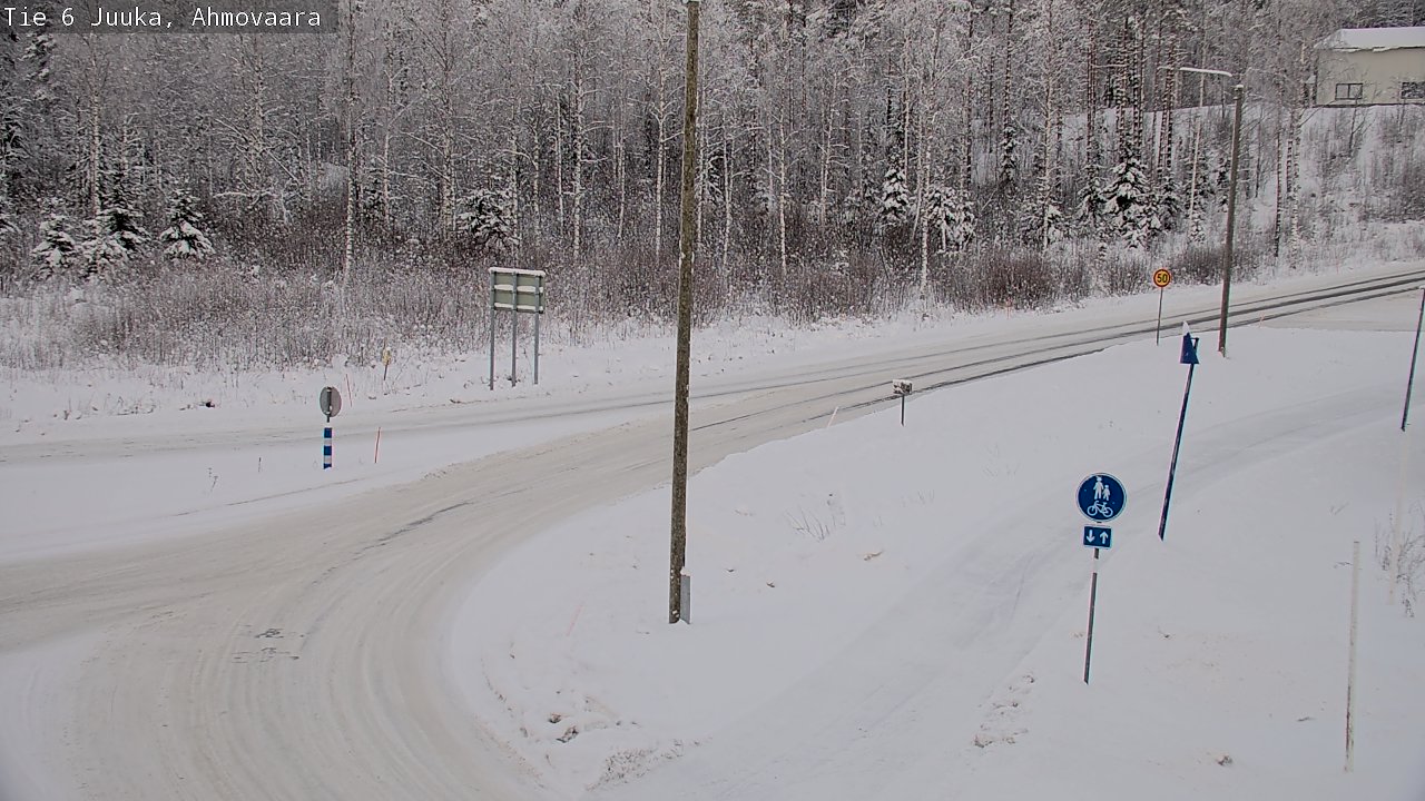 Kelikamerat Kuva Tie 6 Juuka, Ahmovaara, Juuka, Pohjois-Karjala