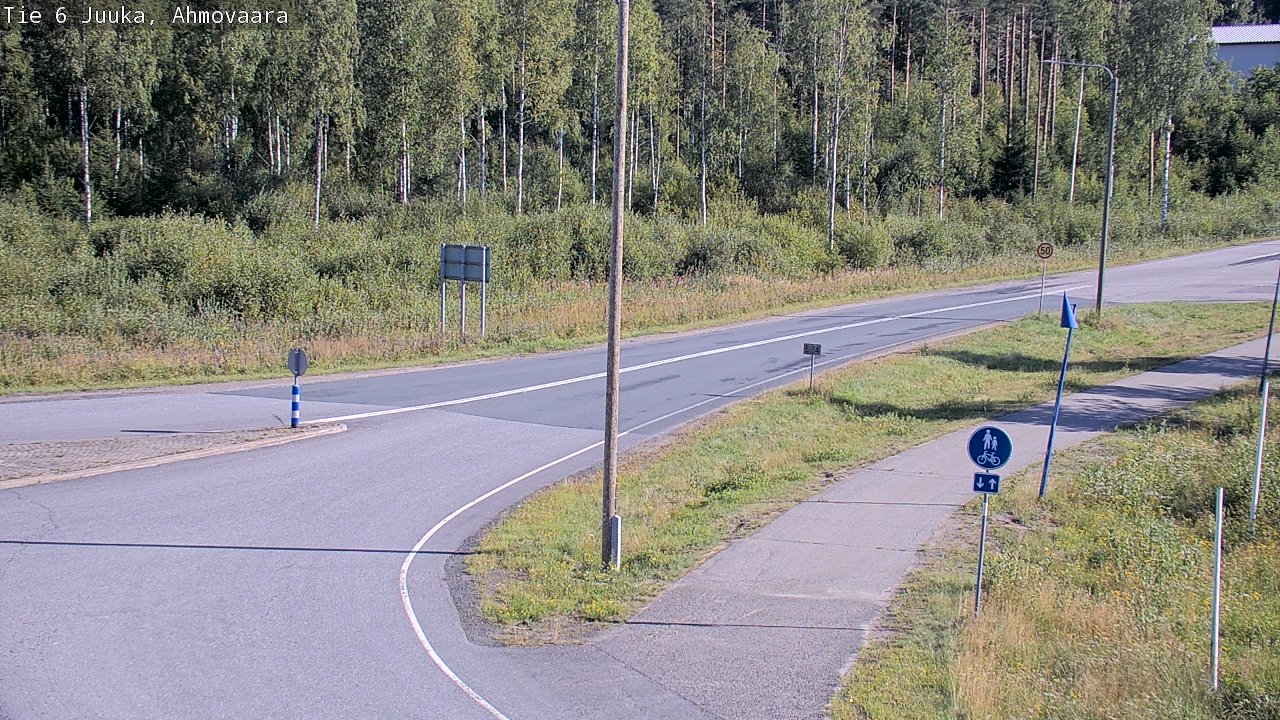Weather Camera Image Road 6 Juuka, Ahmovaara, Juuka, Pohjois-Karjala