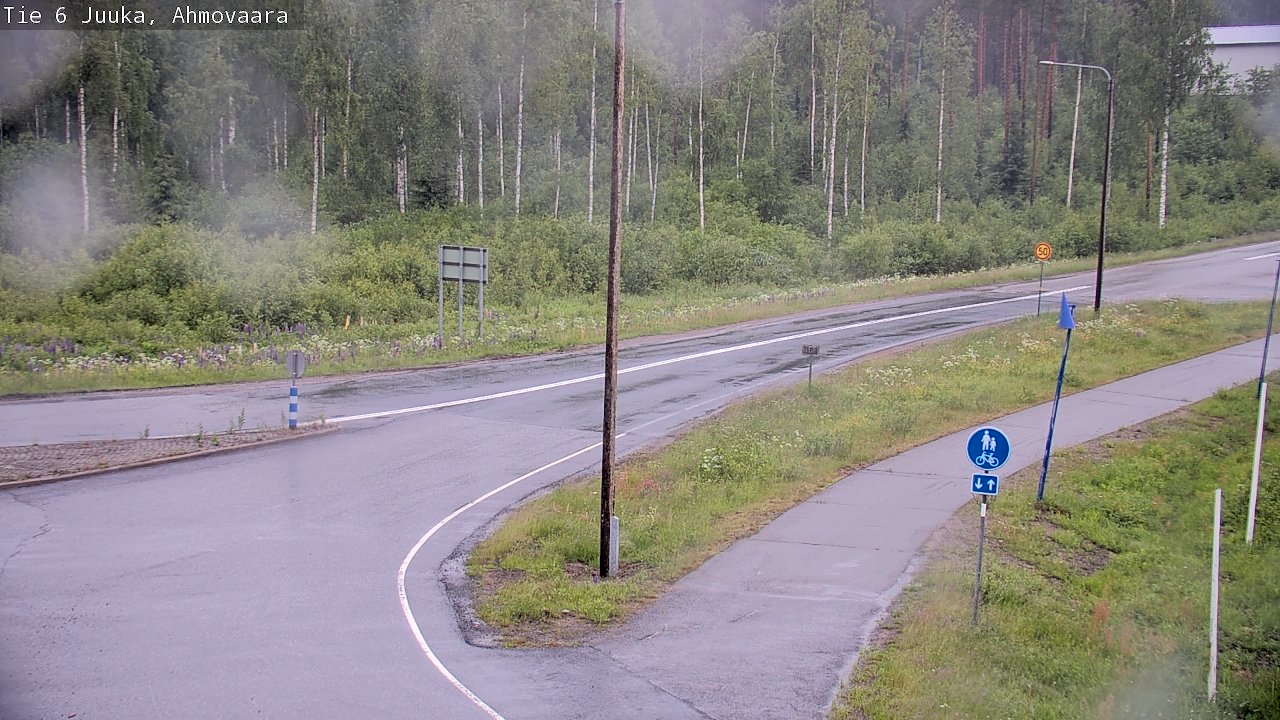 Kelikamerat Kuva Tie 6 Juuka, Ahmovaara, Juuka, Pohjois-Karjala