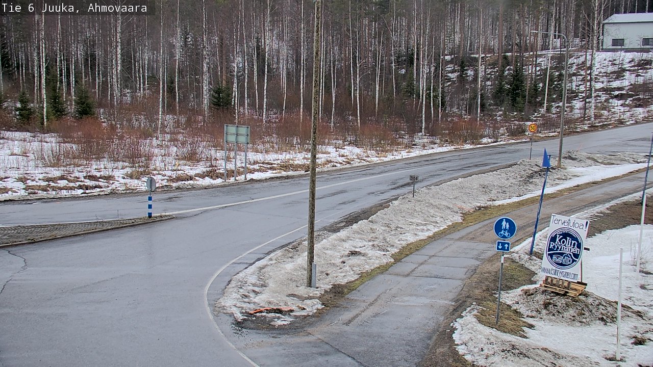 Weather Camera Image Road 6 Juuka, Ahmovaara, Juuka, Pohjois-Karjala