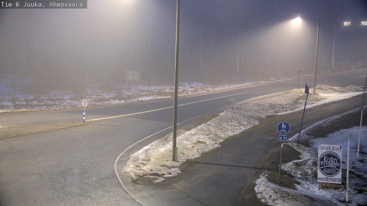 Weather Camera Image Road 6 Juuka, Ahmovaara, Juuka, Pohjois-Karjala