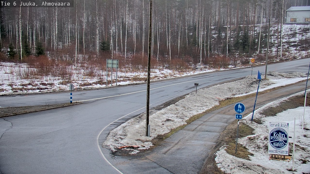 Weather Camera Image Road 6 Juuka, Ahmovaara, Juuka, Pohjois-Karjala