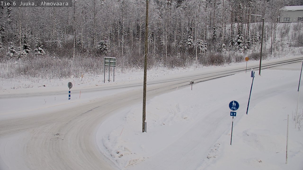 Weather Camera Image Road 6 Juuka, Ahmovaara, Juuka, Pohjois-Karjala