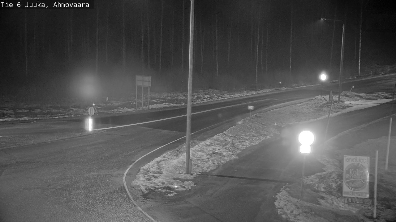 Weather Camera Image Road 6 Juuka, Ahmovaara, Juuka, Pohjois-Karjala