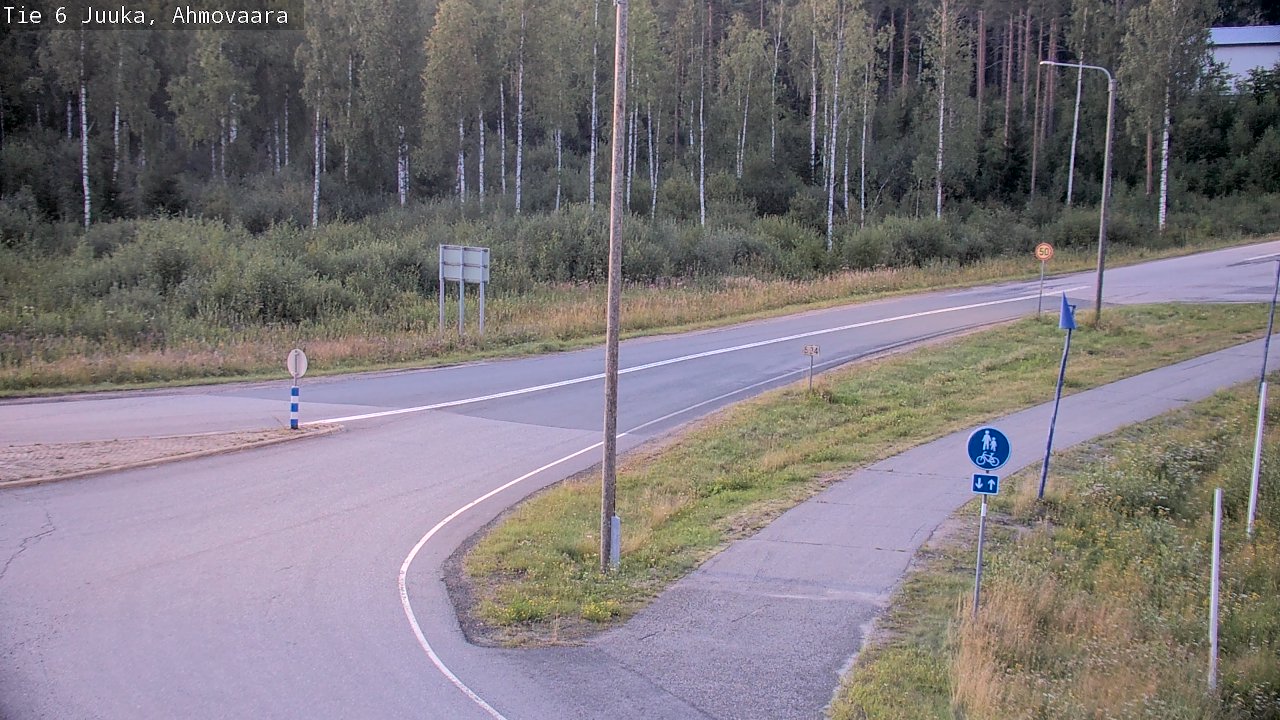 Kelikamerat Kuva Tie 6 Juuka, Ahmovaara, Juuka, Pohjois-Karjala