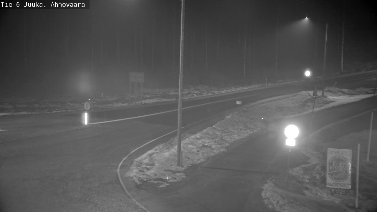 Weather Camera Image Road 6 Juuka, Ahmovaara, Juuka, Pohjois-Karjala