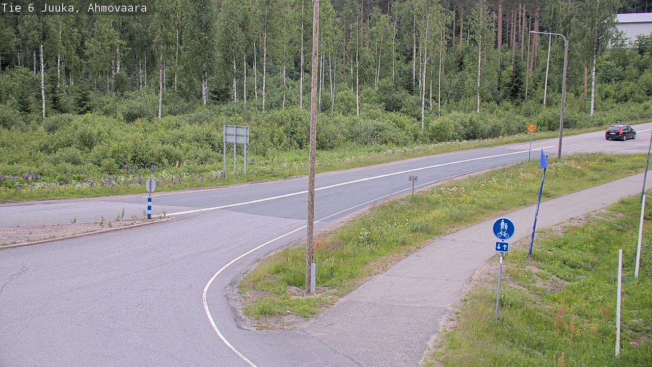 Kelikamerat Kuva Tie 6 Juuka, Ahmovaara, Juuka, Pohjois-Karjala