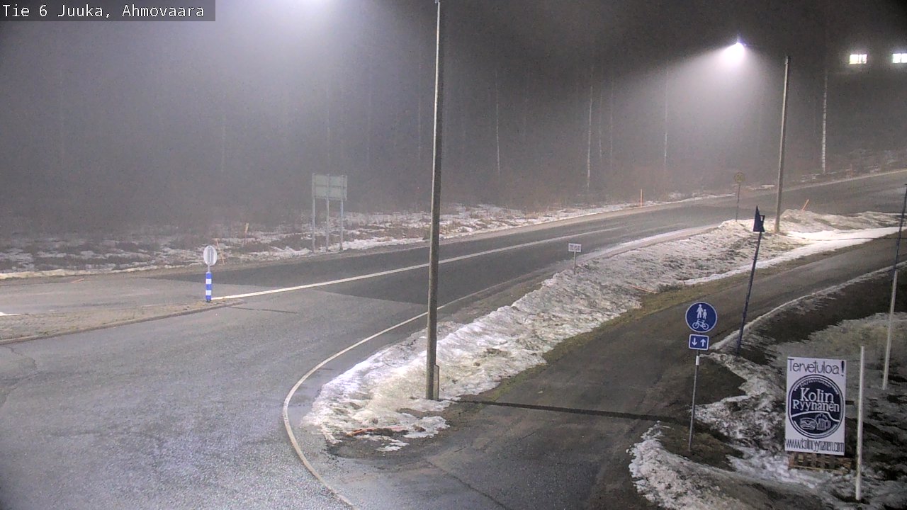 Weather Camera Image Road 6 Juuka, Ahmovaara, Juuka, Pohjois-Karjala