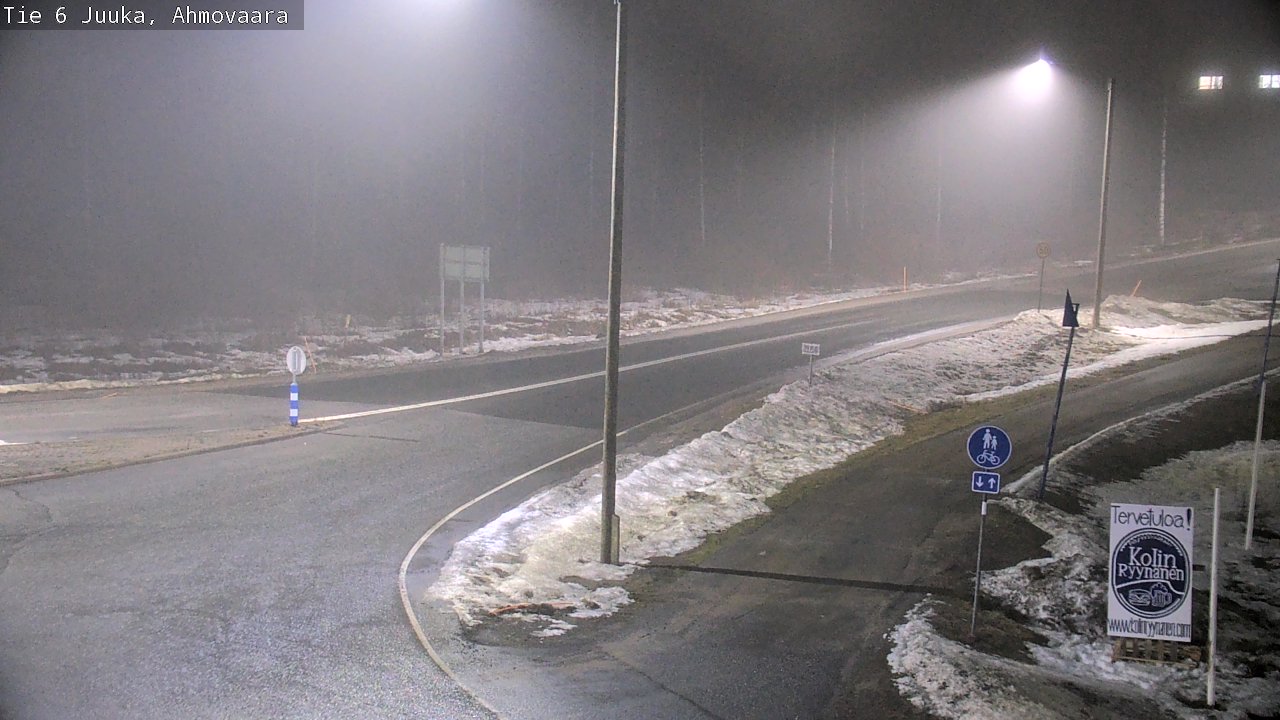 Weather Camera Image Road 6 Juuka, Ahmovaara, Juuka, Pohjois-Karjala