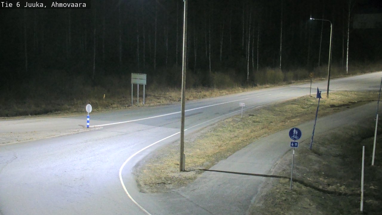 Weather Camera Image Väg 6 Juga, Ahmovaara, Juuka, Pohjois-Karjala