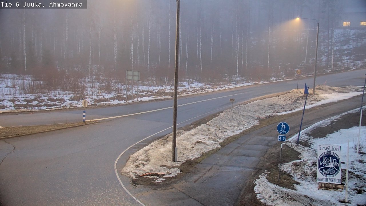 Weather Camera Image Road 6 Juuka, Ahmovaara, Juuka, Pohjois-Karjala