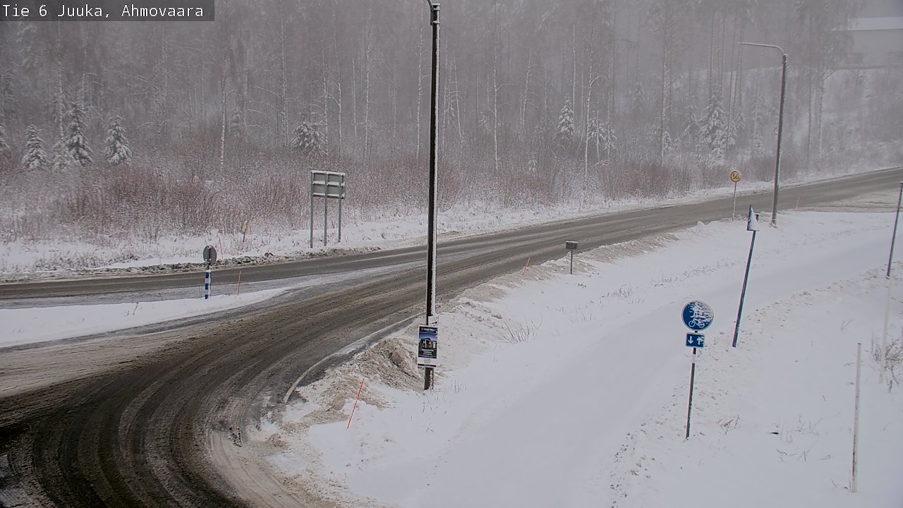 Weather Camera Image Road 6 Juuka, Ahmovaara, Juuka, Pohjois-Karjala