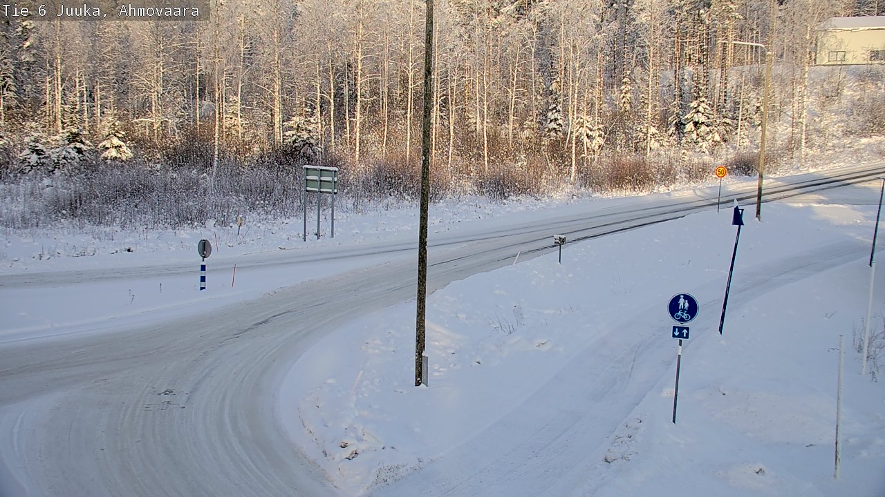 Kelikamerat Kuva Tie 6 Juuka, Ahmovaara, Juuka, Pohjois-Karjala