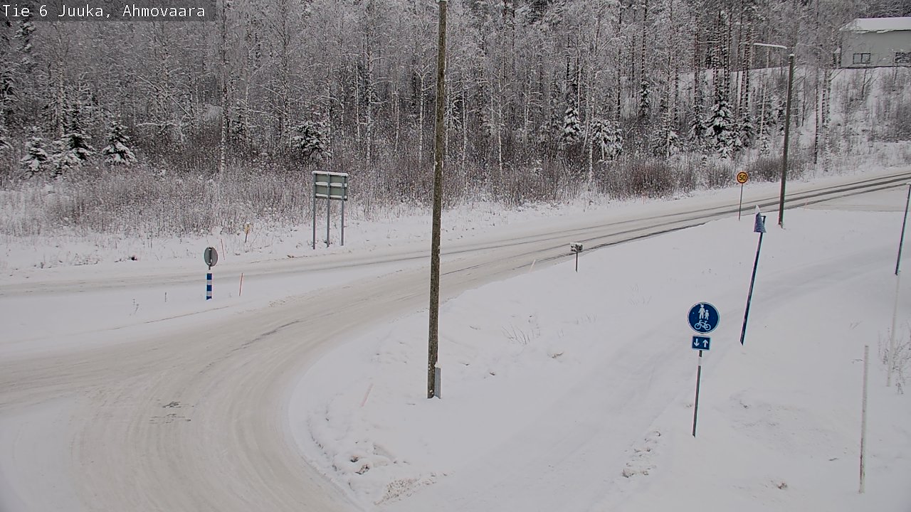 Weather Camera Image Road 6 Juuka, Ahmovaara, Juuka, Pohjois-Karjala