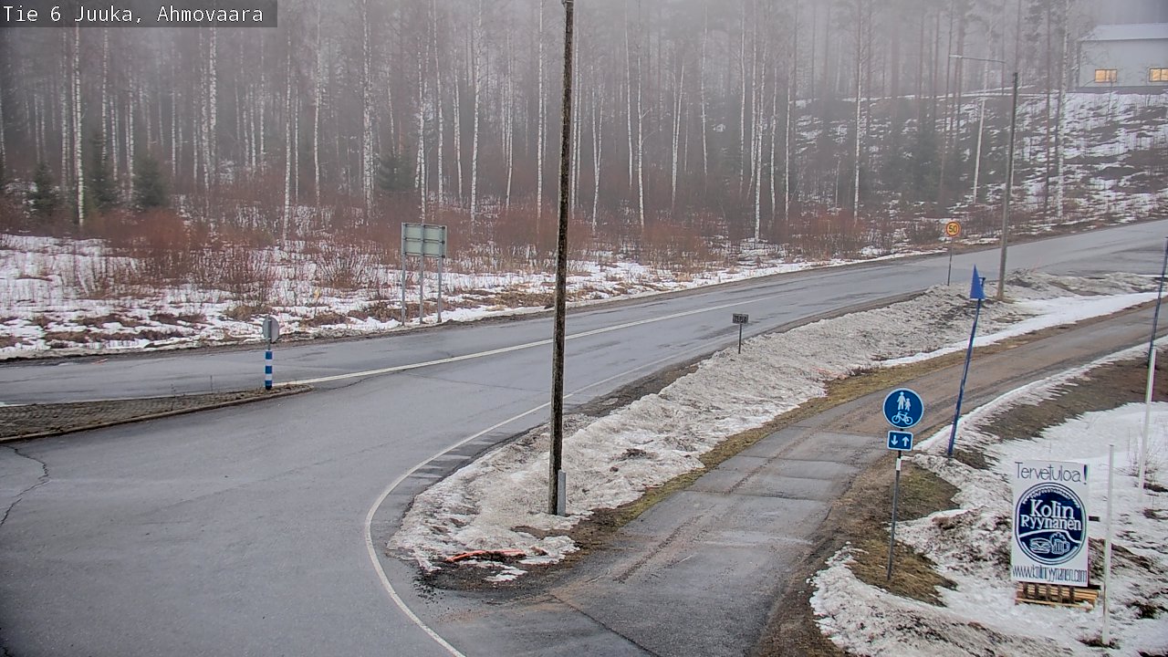 Weather Camera Image Road 6 Juuka, Ahmovaara, Juuka, Pohjois-Karjala