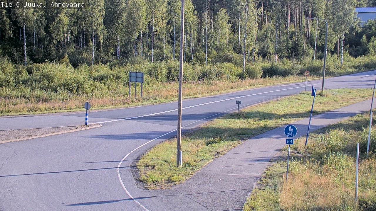 Weather Camera Image Road 6 Juuka, Ahmovaara, Juuka, Pohjois-Karjala