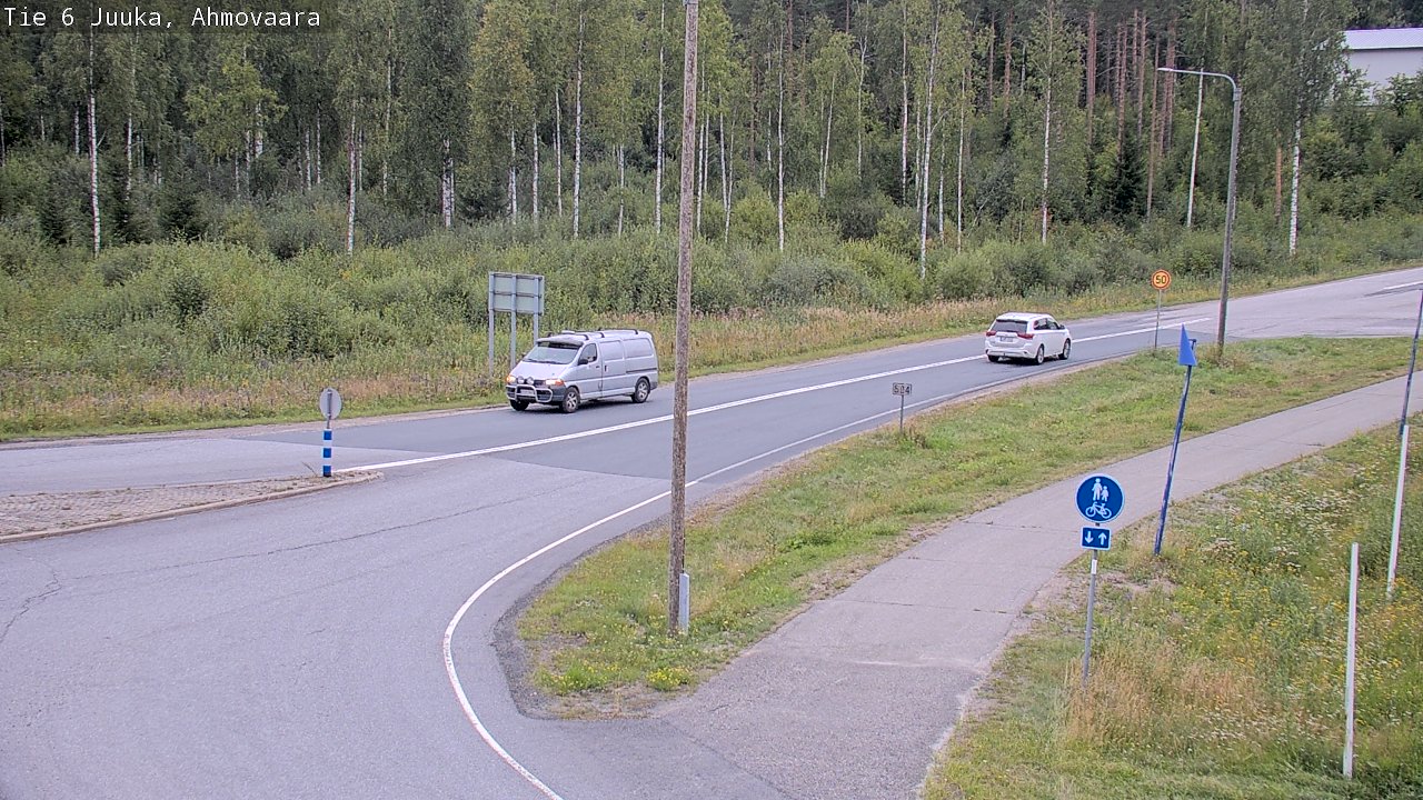 Weather Camera Image Väg 6 Juga, Ahmovaara, Juuka, Pohjois-Karjala