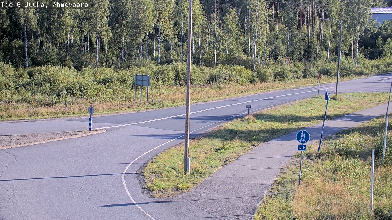 Weather Camera Image Road 6 Juuka, Ahmovaara, Juuka, Pohjois-Karjala