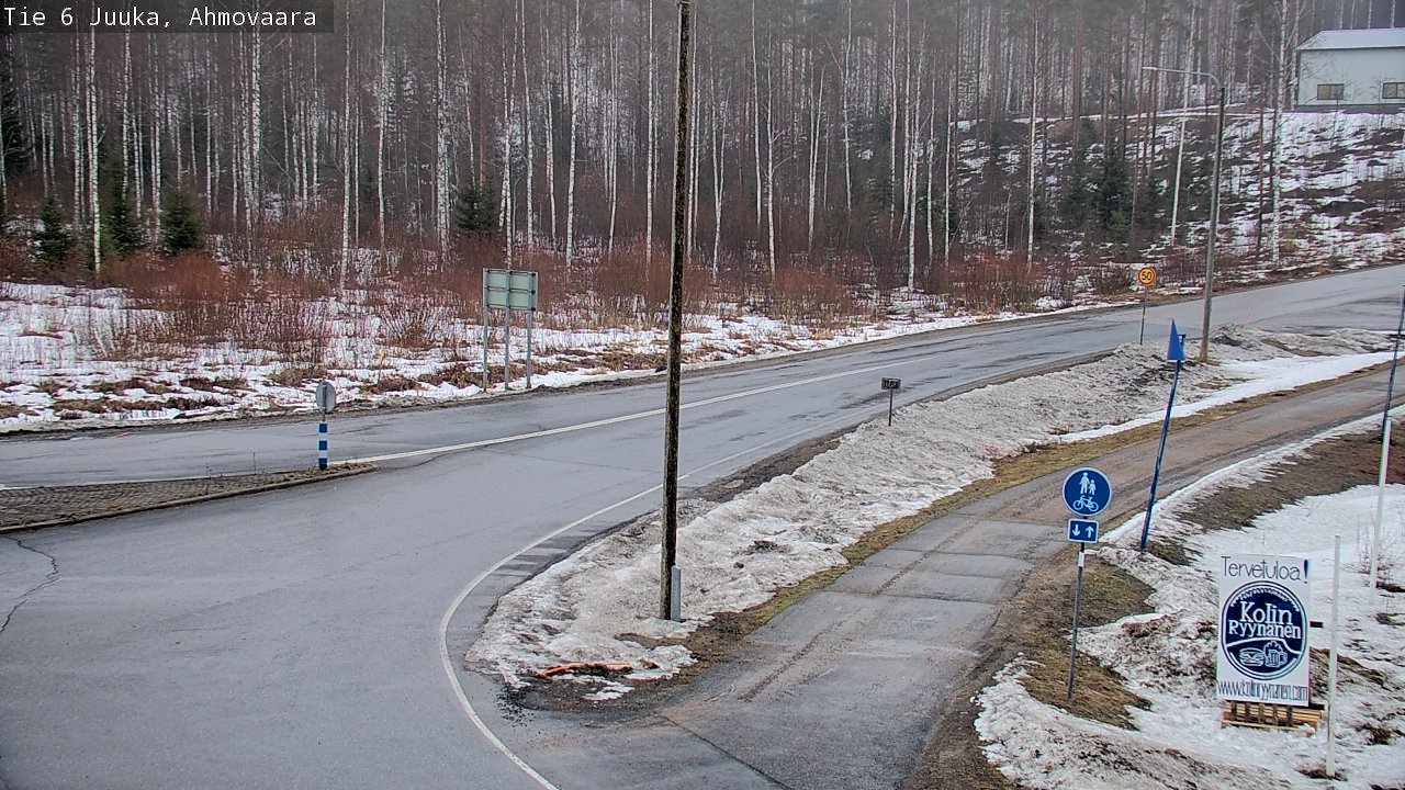Weather Camera Image Road 6 Juuka, Ahmovaara, Juuka, Pohjois-Karjala