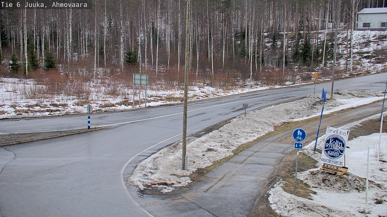 Weather Camera Image Road 6 Juuka, Ahmovaara, Juuka, Pohjois-Karjala