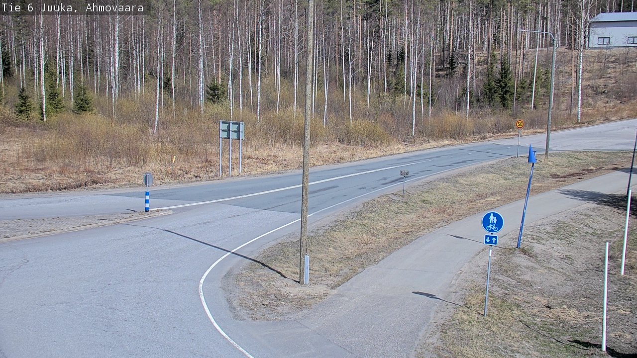 Weather Camera Image Road 6 Juuka, Ahmovaara, Juuka, Pohjois-Karjala