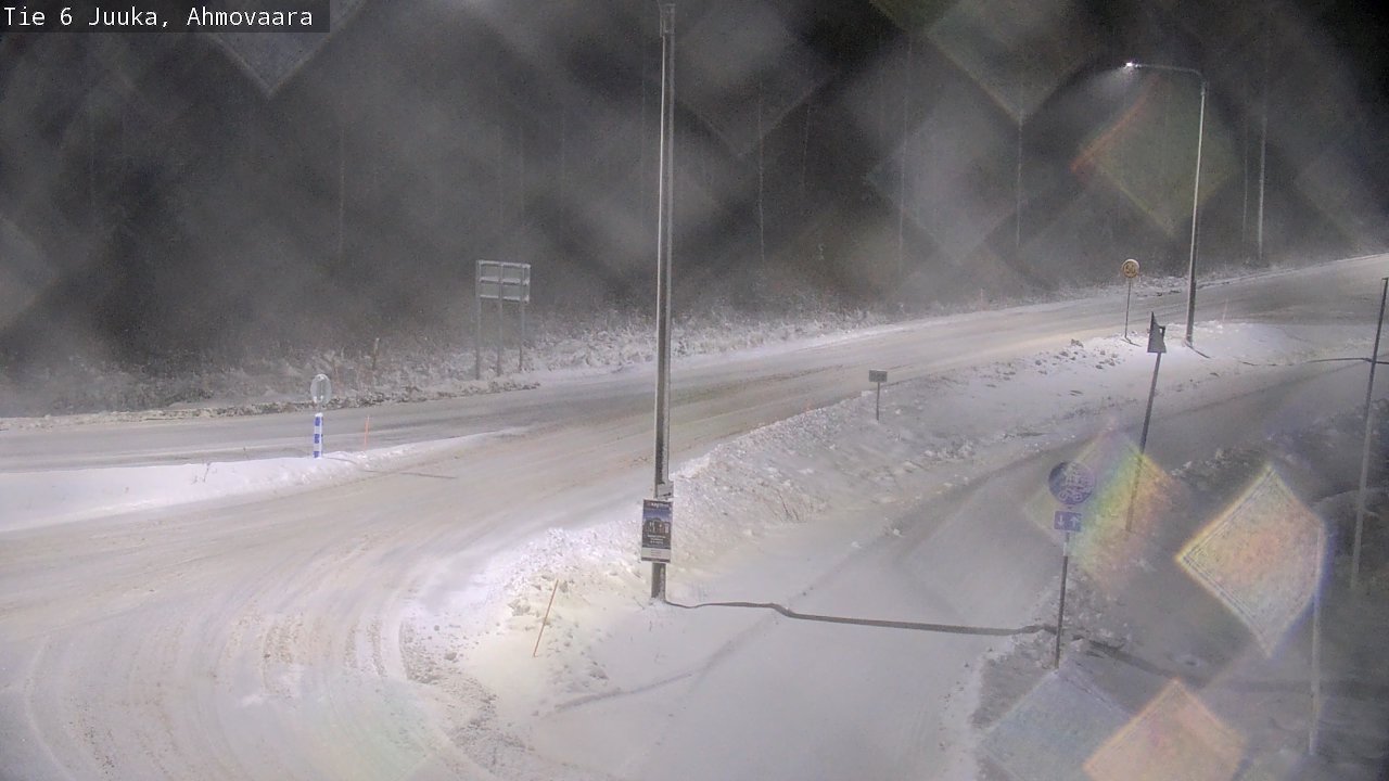 Weather Camera Image Väg 6 Juga, Ahmovaara, Juuka, Pohjois-Karjala