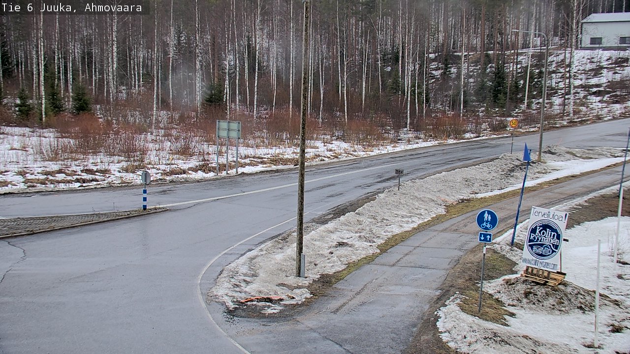 Weather Camera Image Road 6 Juuka, Ahmovaara, Juuka, Pohjois-Karjala