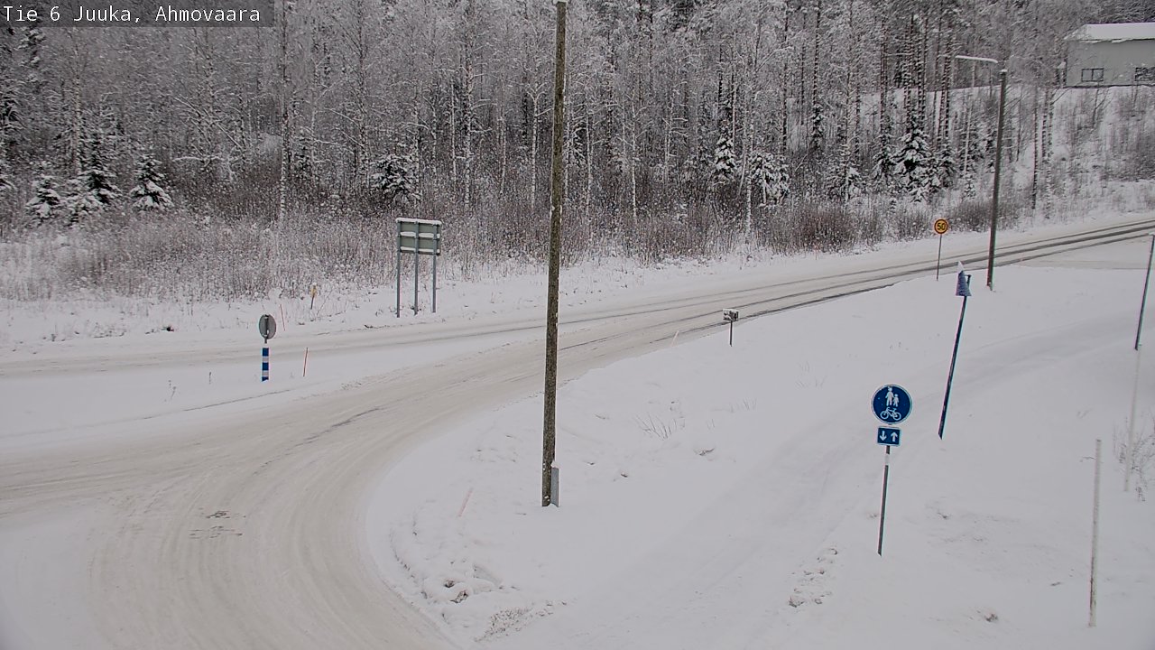 Weather Camera Image Road 6 Juuka, Ahmovaara, Juuka, Pohjois-Karjala