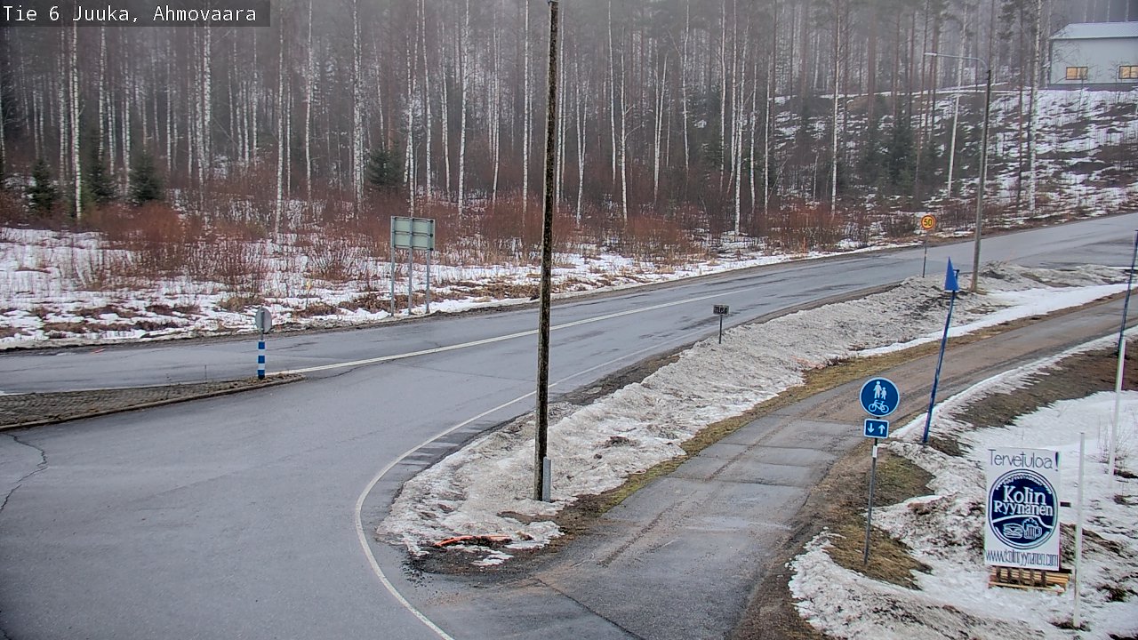 Weather Camera Image Road 6 Juuka, Ahmovaara, Juuka, Pohjois-Karjala