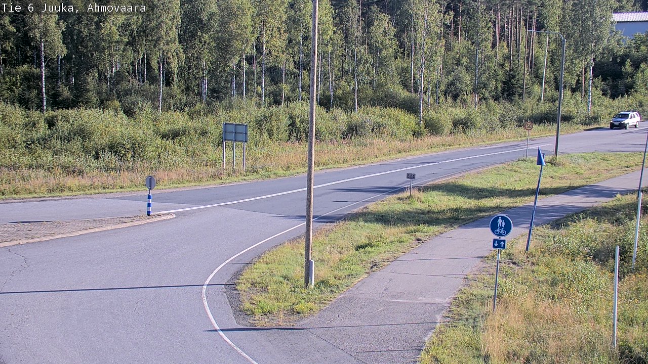 Weather Camera Image Road 6 Juuka, Ahmovaara, Juuka, Pohjois-Karjala