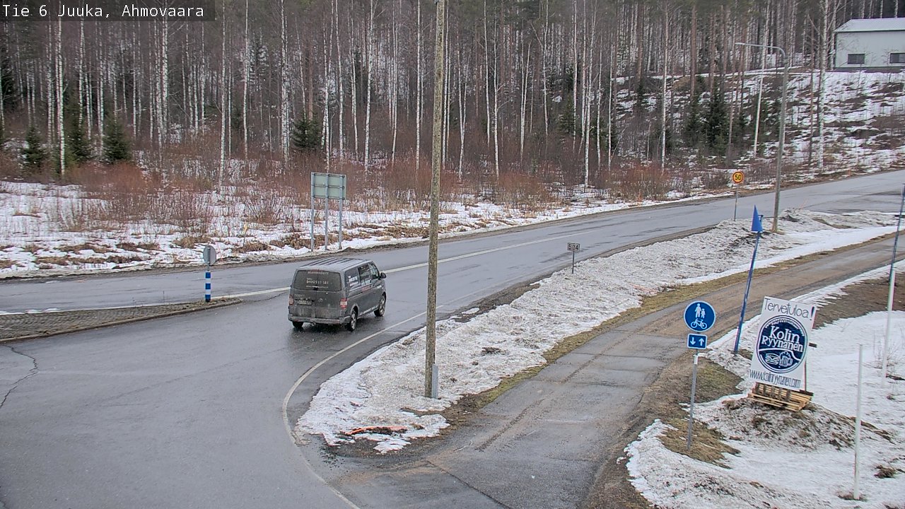 Weather Camera Image Road 6 Juuka, Ahmovaara, Juuka, Pohjois-Karjala