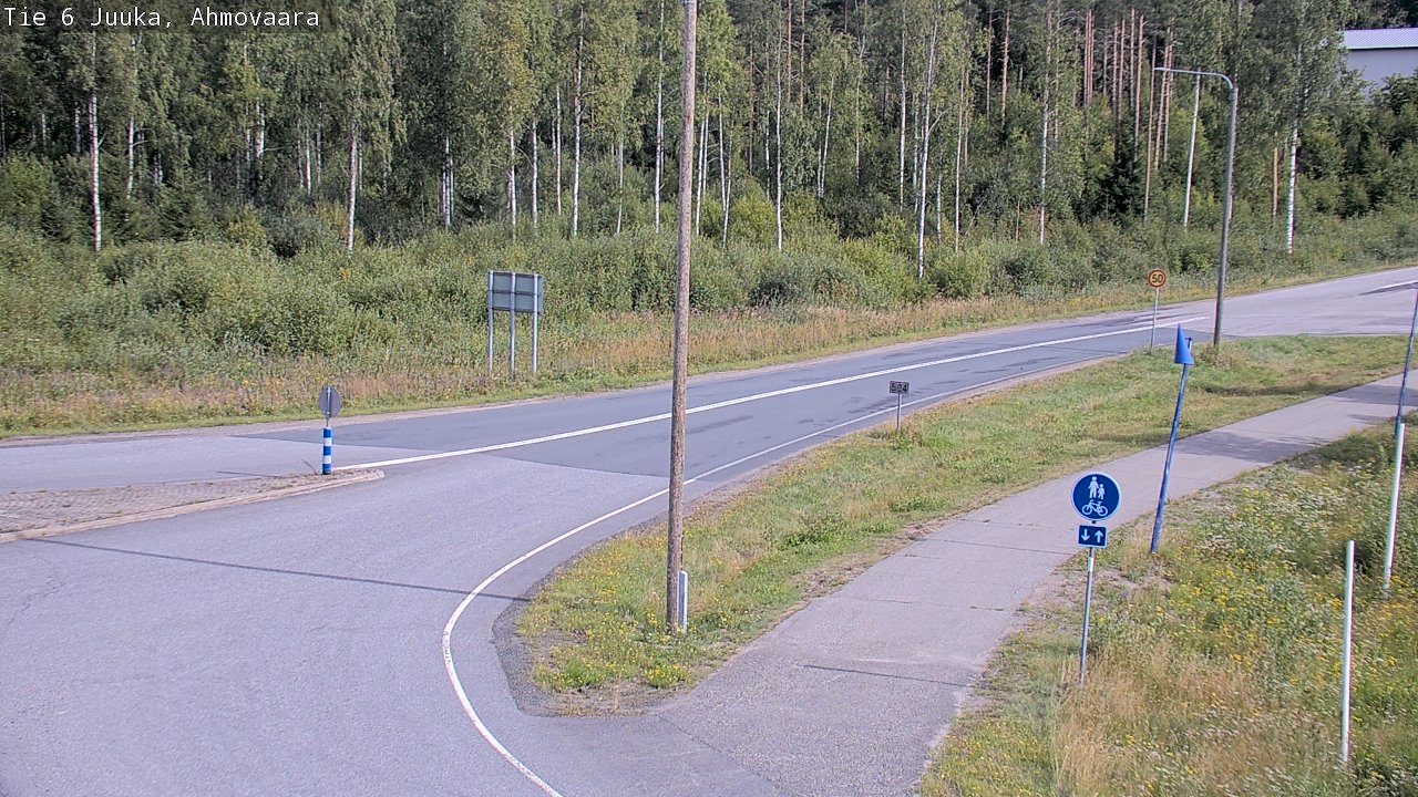 Weather Camera Image Road 6 Juuka, Ahmovaara, Juuka, Pohjois-Karjala