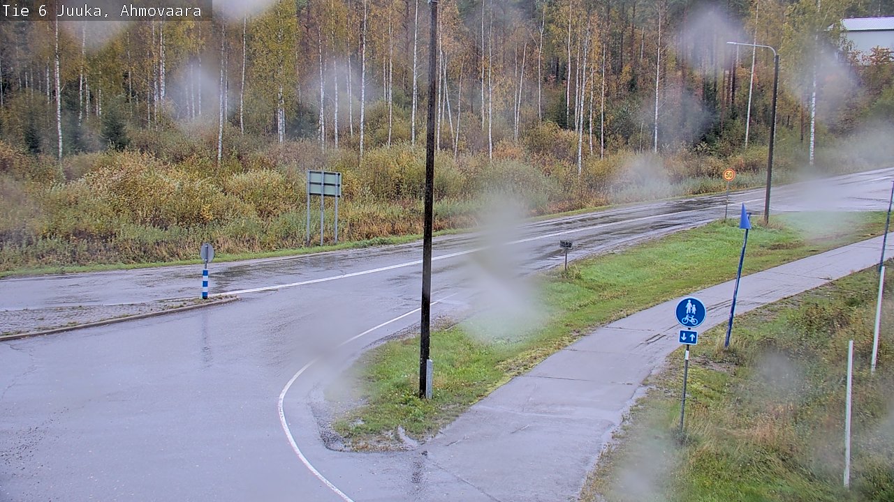 Weather Camera Image Road 6 Juuka, Ahmovaara, Juuka, Pohjois-Karjala