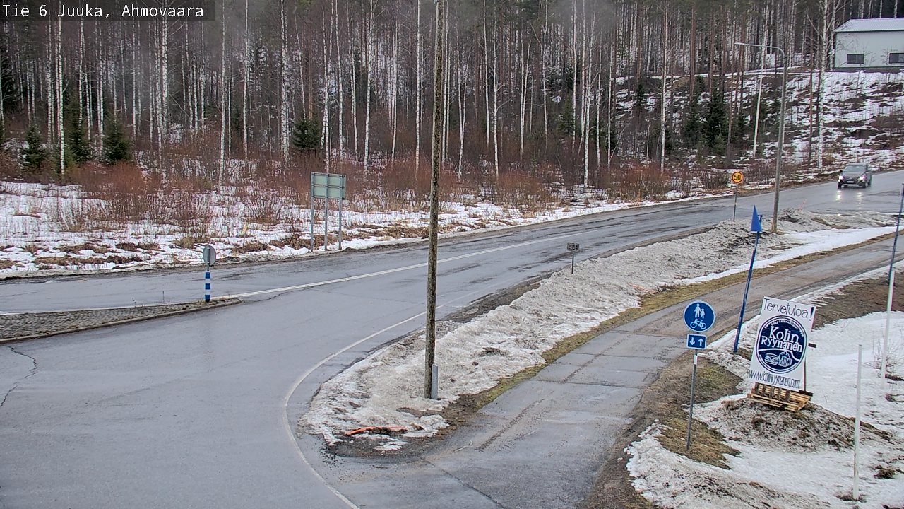 Weather Camera Image Road 6 Juuka, Ahmovaara, Juuka, Pohjois-Karjala